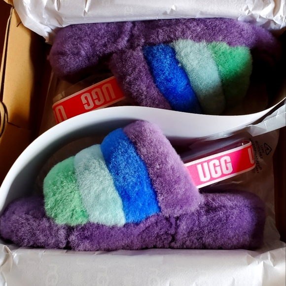 UGG Shoes - Ugg Fluff Yeah Slippers 2021 Pride Exclusive